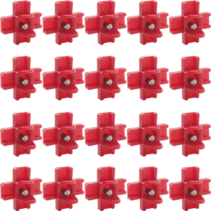 20-Pack Horizontal Side-Mount Poultry Nipple Drinkers for Chickens & Quail