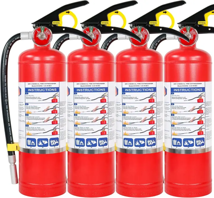 5 lb ABC Dry Chemical Fire Extinguisher with Wall Bracket