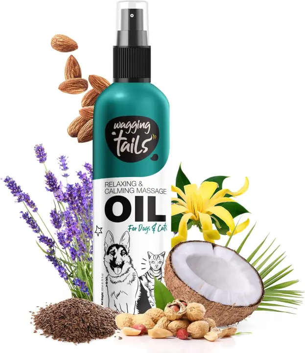 Calming Massage Oil for Dogs & Cats — Essential Oil Blend