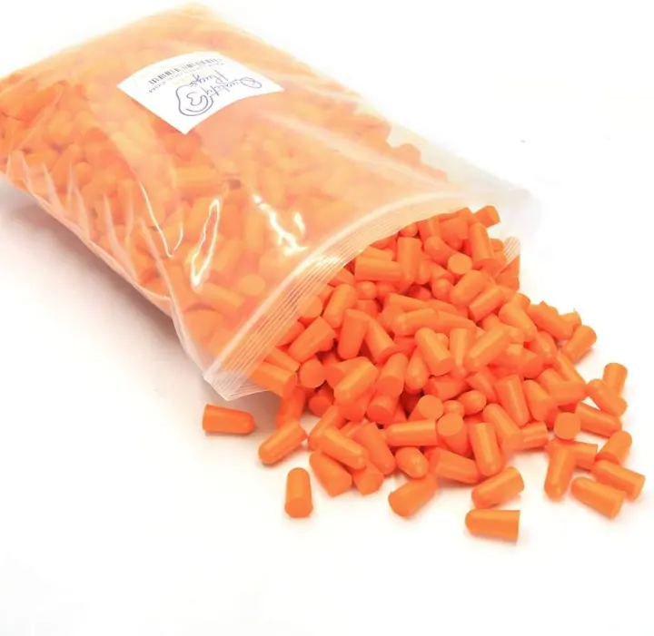 Foam Ear Plugs 500 Pairs — 32 dB Noise-Blocking Refill Dispenser