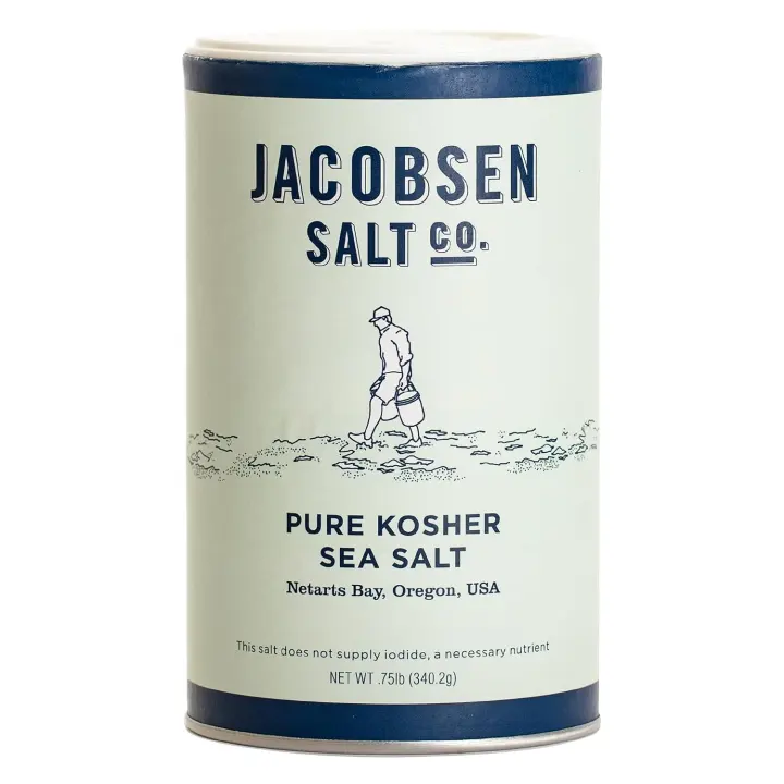 Jacobsen Kosher Sea Salt — Coarse, Non‑Iodized, 12 oz