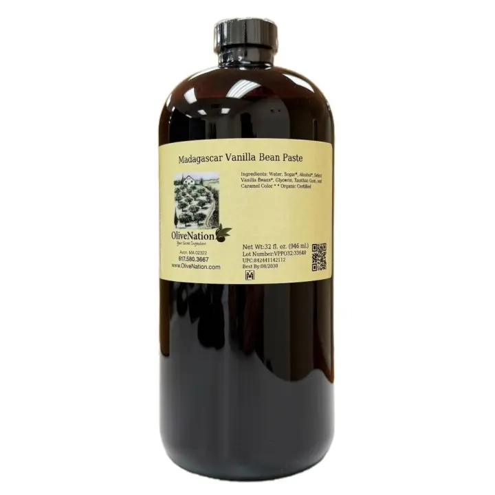 Madagascar Vanilla Bean Paste Purée — 32 fl oz