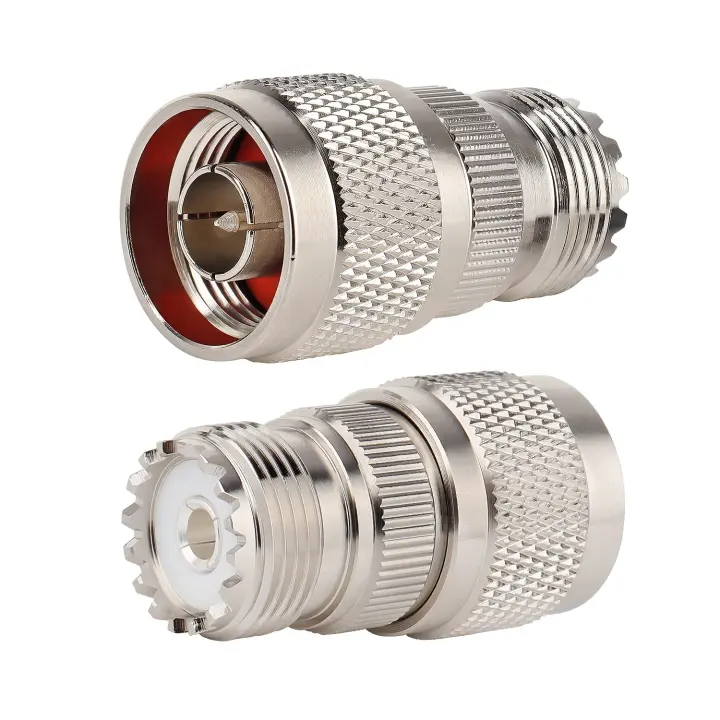 N Male to UHF (SO-239) Coax Adapter — Pack of 2 (Not for TV)