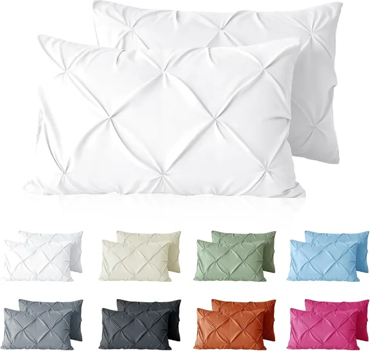 Pintuck Pillow Shams King — 2-Piece Envelope Closure