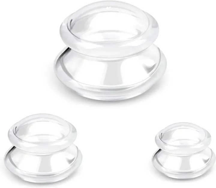 Silicone Cupping Set (3 Sizes) — Therapy Cups for Massage