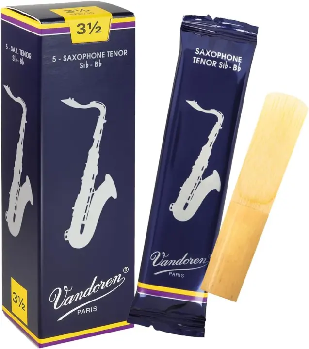 Vandoren SR2235 Tenor Sax Reeds — Traditional 3.5 (Box of 5)