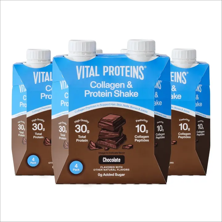 Vital Proteins Chocolate Collagen & Protein Ready-to-Drink, 12-Pack